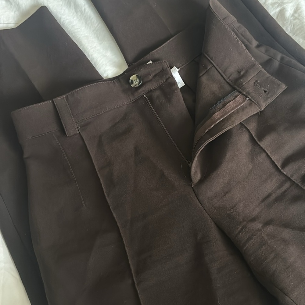 Zara Brown Women's Pants - Picture 6 of 9